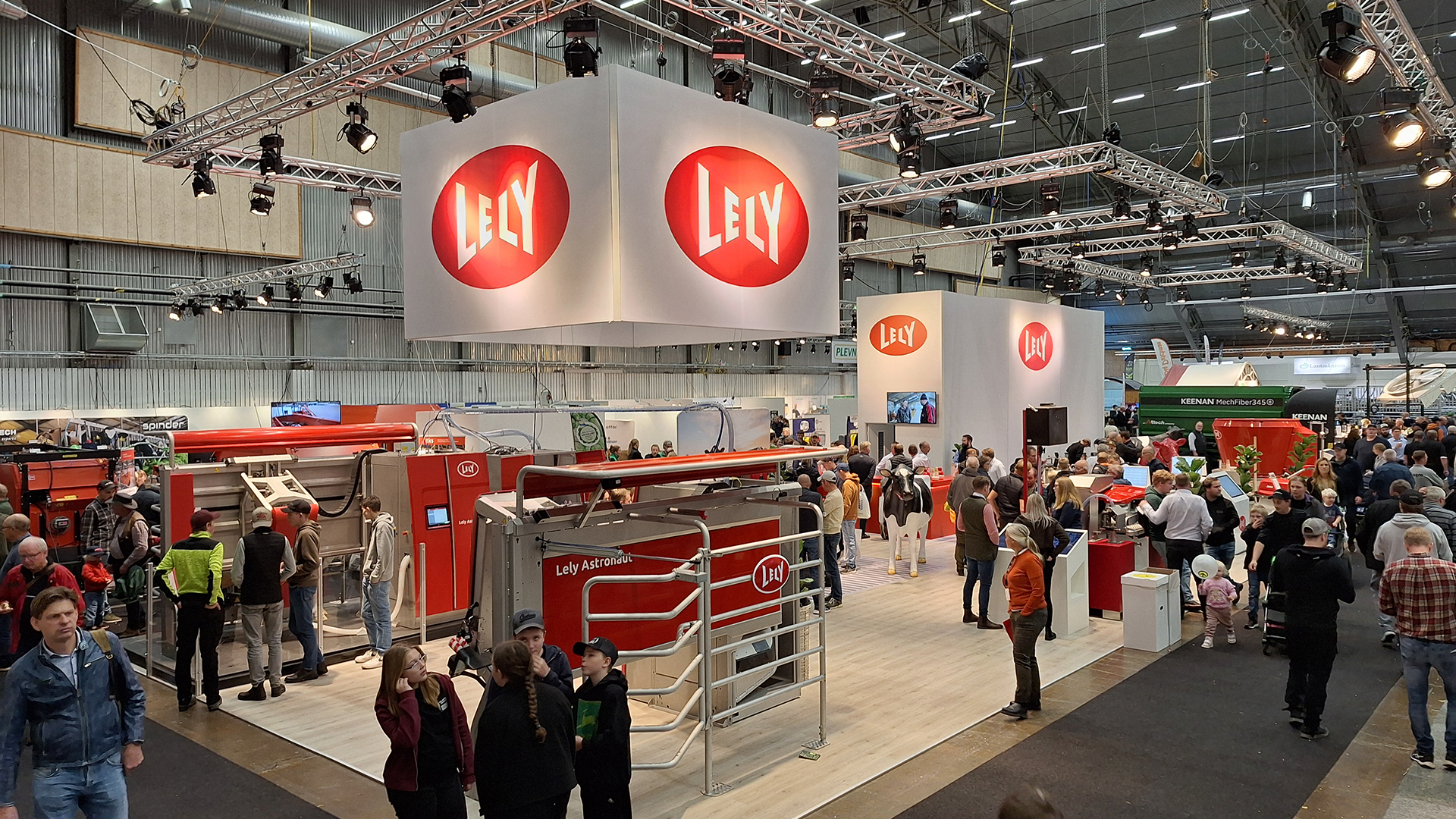 Messestand med god aktivitet